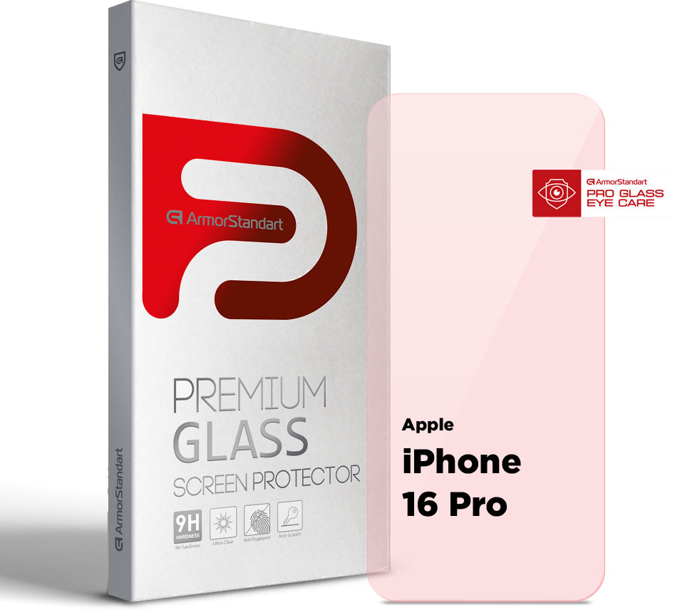 

ArmorStandart Tempered Glass Pro Eye Care for iPhone 16 Pro (ARM80305)