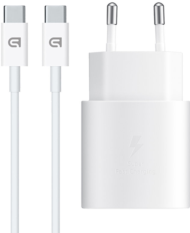 Акція на ArmorStandart Wall Charger AR-TA800W USB-C 25W White with USB-C Cable (ARM63804) від Stylus