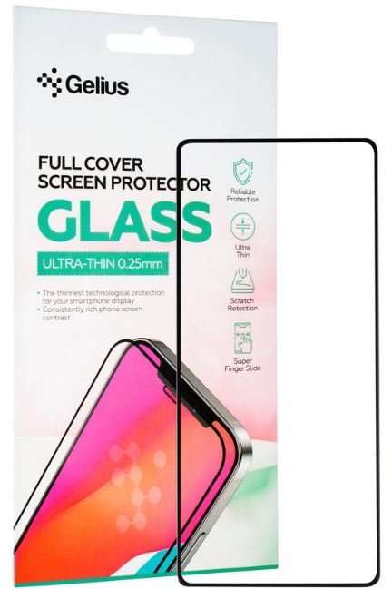 

Gelius Tempered Glass Full Cover Ultra Thin 0.25mm Black для Xiaomi Redmi Note 13 5G