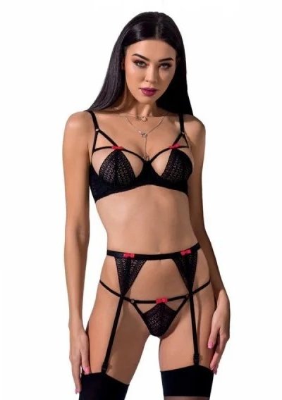 

Эротический комплект Passion Exclusive Perdita Set black L/XL