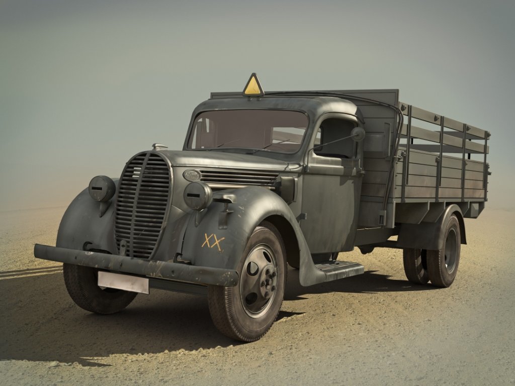 

Немецкий армейский грузовик G917T (1939 production) German army truck(ICM35413)