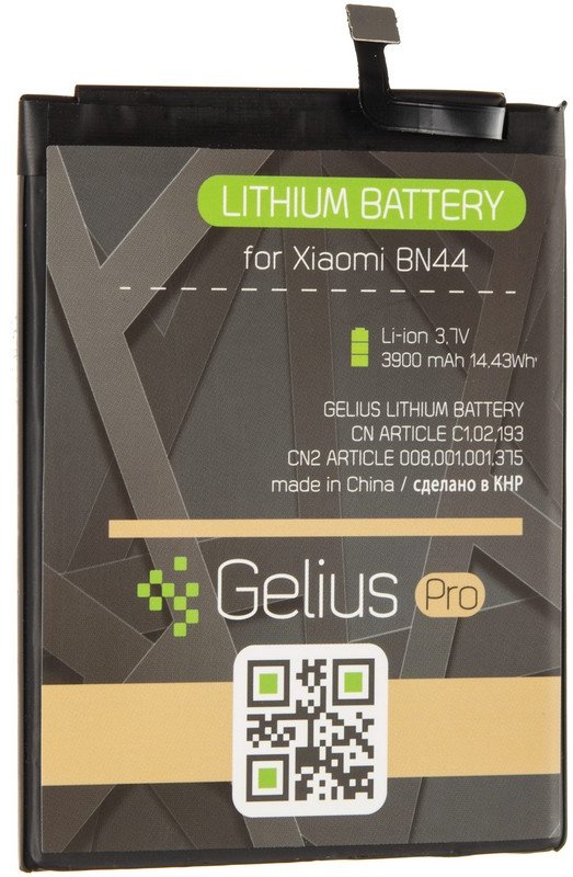 

Gelius Pro 3900mAh (BN44) for Xiaomi Redmi 5 Plus