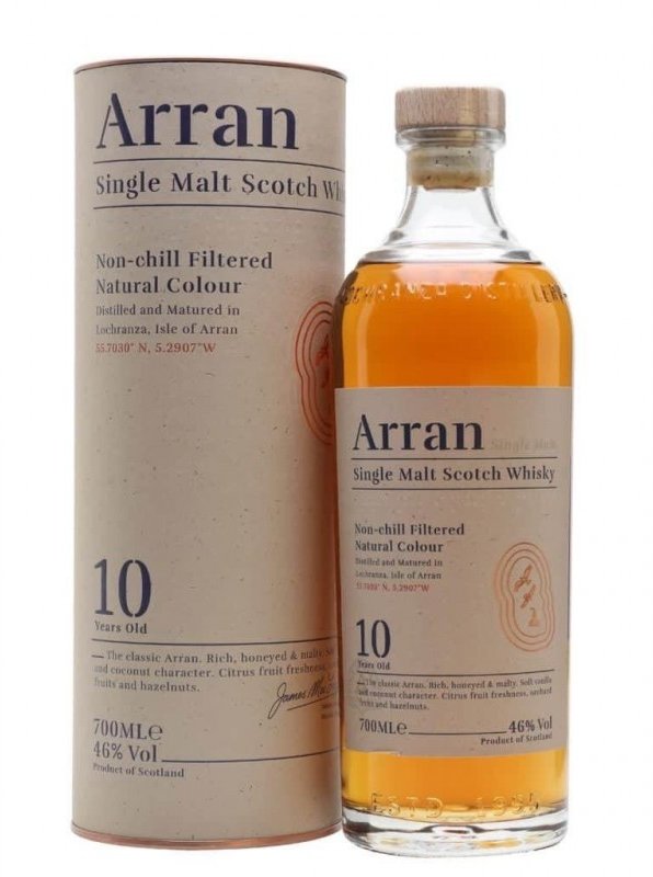 Акція на Виски Arran 10 Years Old, tube (0,7 л) (BW25013) від Stylus