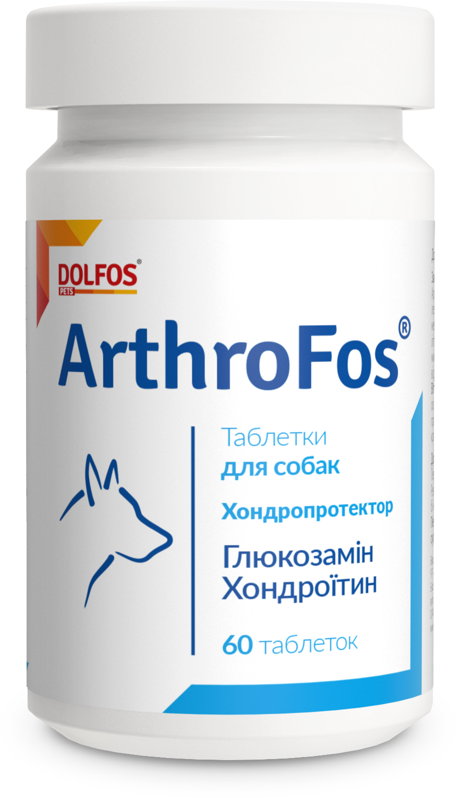 Акція на Витаминно-минеральный комплекс Dolfos ArthroFos для собак с глюкозамином и хондроитином 60 табл. (139-60) від Stylus