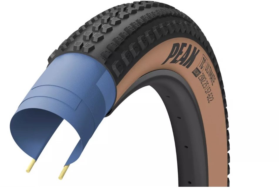 

Покрышка 29x2.25 (57-622) GoodYear Peak tubeless complete, folding, black/tan, 120tpi (TIR-54-31)