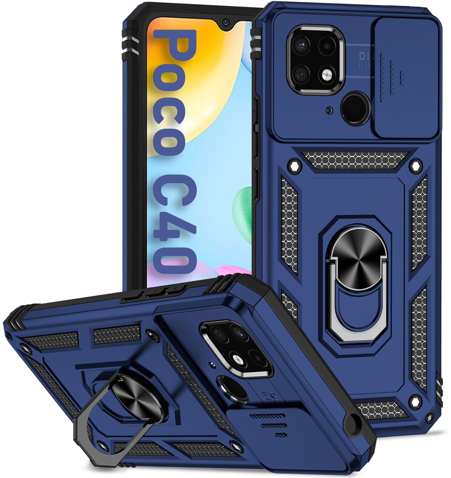 

BeCover Military Blue для Xiaomi Poco C40 (708203)