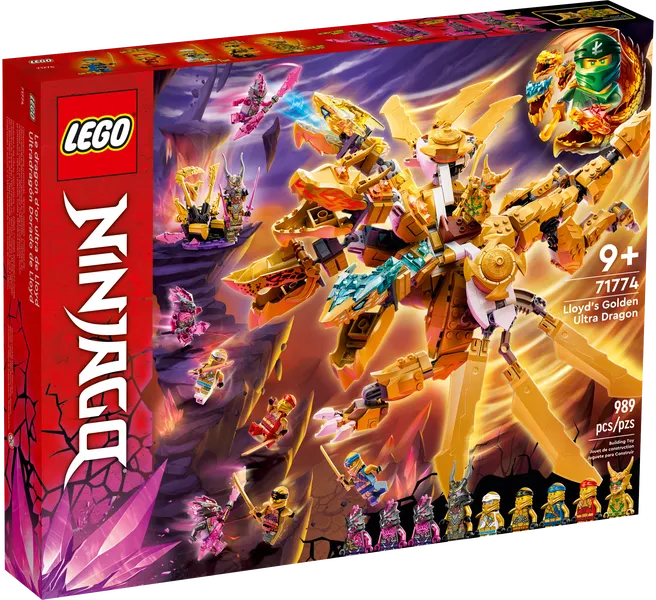 

Конструктор Lego Ninjago Золотий Ультра Дракон Ллойда (71774)