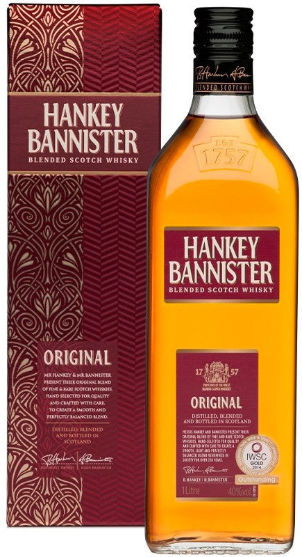 Акція на Виски купажированный "Hankey Bannister" Original 3 года 40% 1л (EV5010509414081) від Stylus