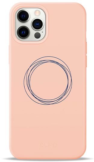 

Pump Silicone Minimalistic Case Circles on Light (PMSLMN12 (6.7) -6/168) for iPhone 12 Pro Max