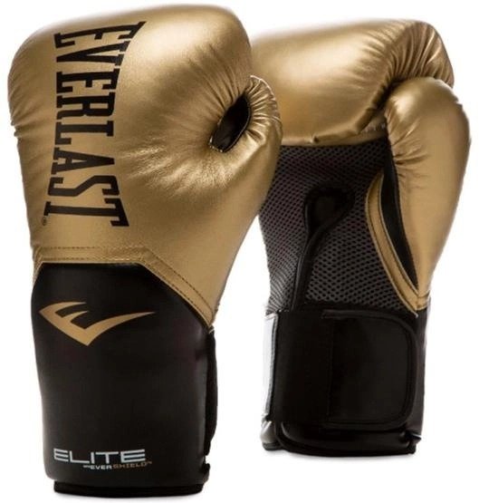 Акція на Боксерские перчатки Everlast Elite Training Gloves золотой Уни 8 унций (870290-70-15) від Stylus
