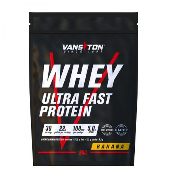 

Vansiton Whey Ultra Fast Protein 900 g /30 servings/ Banana