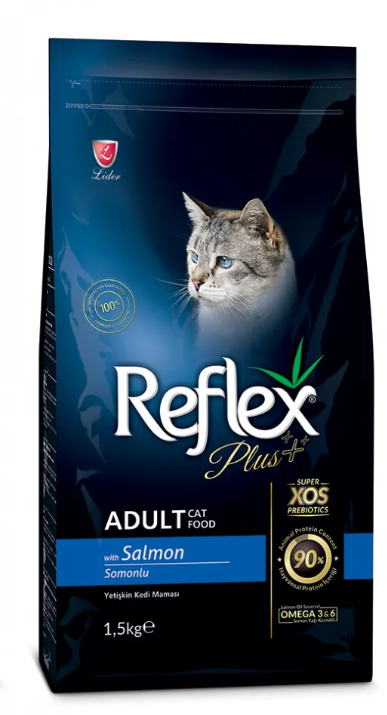 Акція на Сухой корм Reflex Plus для котов с лососем 1.5 кг (RFX-302) від Stylus