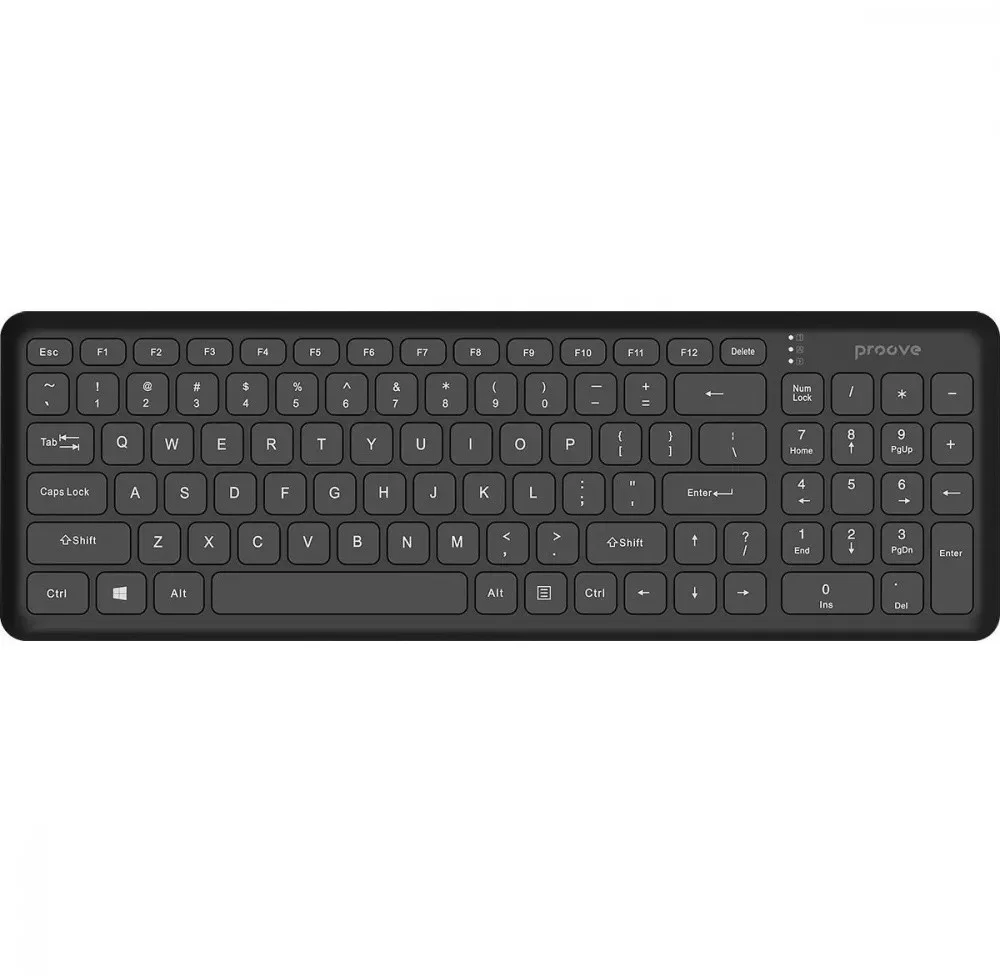 Акція на Proove Classic Code Wireless Keyboard Black (KBCD00003001) від Stylus