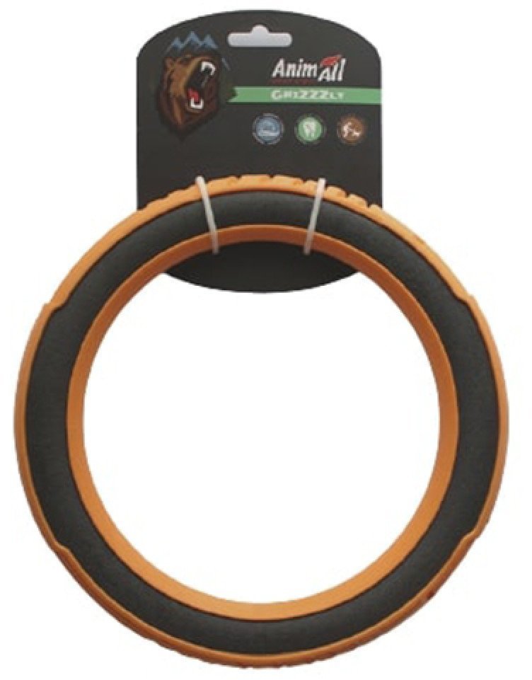 Акція на Игрушка AnimAll GrizZzly 9703 супер-кольцо для собак 24.1х24.1х3.25 см PS7030 оранжевое (141322) від Stylus
