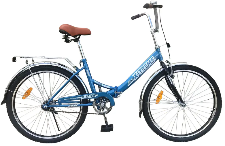 Акція на Велосипед X-TREME Salut FD-26 сталь.рама 26" колеса 26" сине-белый (125017) від Stylus