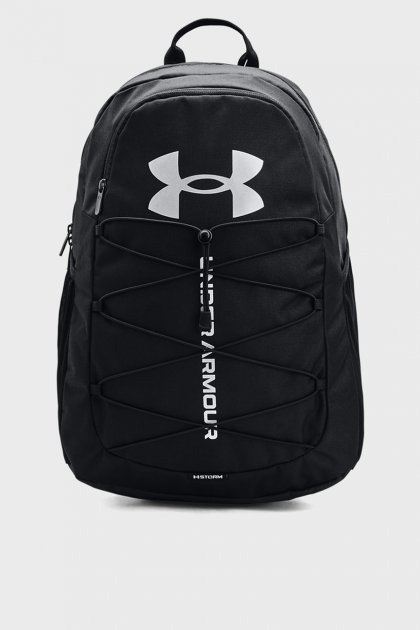 Акція на Рюкзак Ua Hustle Sport Backpack черный Уни 32х47х19 см (1364181-001) від Stylus