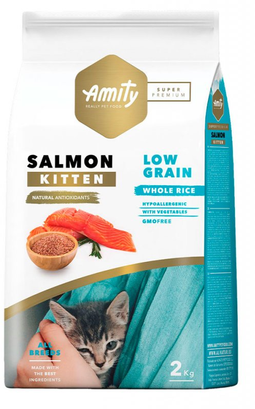 Акція на Сухий корм Amity Super Premium Kitten Salmon для кошенят з лососем 2 кг (SP 816 Kitten 2KG) від Y.UA