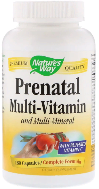 

Nature's Way, Prenatal Multi-Vitamin and Multi-Mineral, 180 Capsules (NWY45130)