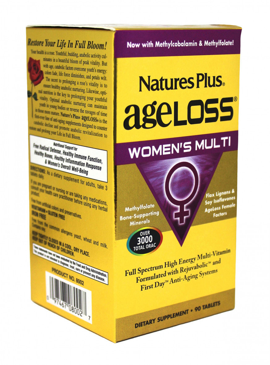 

Natures Plus AgeLoss Womens Multi 90 tabs Мультівітаміни для жінок