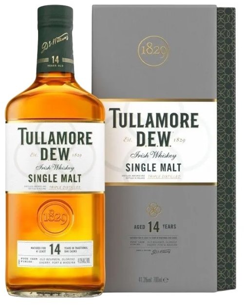 Акція на Виски Tullamore Dew 14 лет Single Malt 41.3% 0.7 л (DDSAT4P101) від Stylus