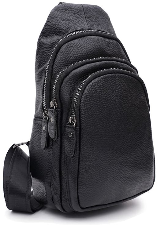 

Чоловіча сумка-слінг Keizer чорна (K14036bl-black)