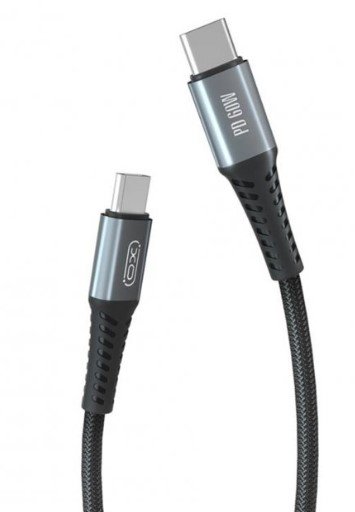 Акція на Xo Cable USB-C to USB-C 60W 1m Black (NB-Q167) від Stylus