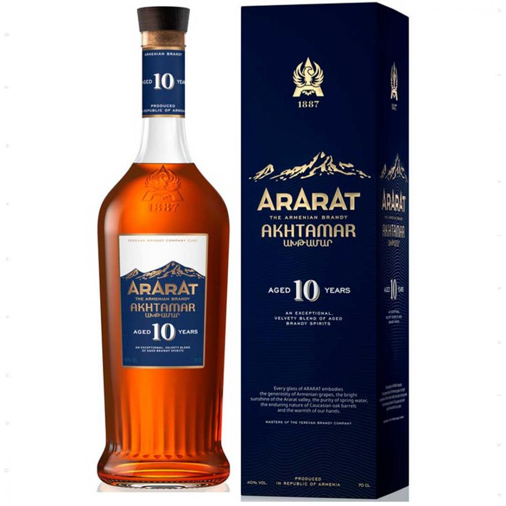 Акція на Бренди Ararat Akhtamar 10 years old 0.7л, 40%, gift box (STA4850001003717) від Stylus