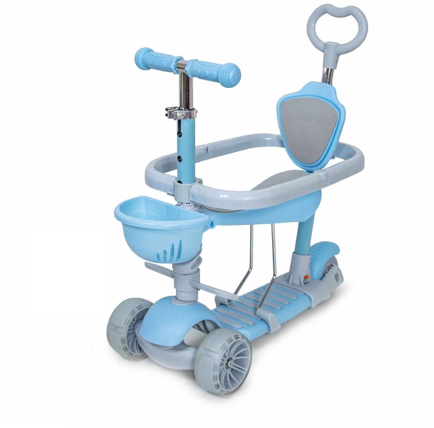 

Самокат Scooter Smart 5in1. Blue (многофункциональный, с бортиком) 1937755802