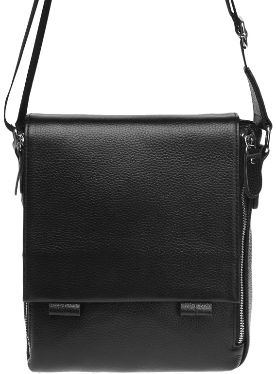 

Мужская сумка планшет Borsa Leather черная (K18877-black)