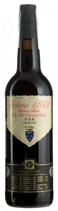 Акція на Вино Valdespino Solera 1842 Medium Sweet белое полусладкое 0.5 л (BWQ0920) від Stylus