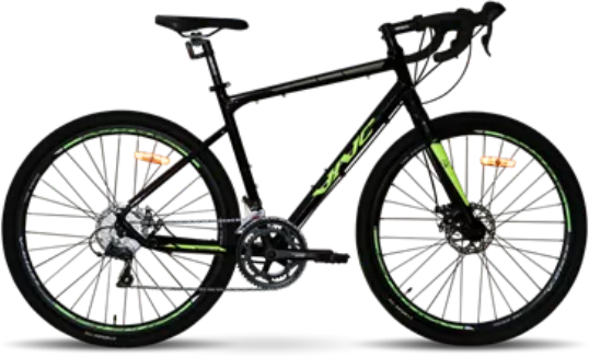 Акція на Велосипед Vnc 2023' 28" PrimeRacer A5 Sh V51A5-2853-BL 21"/53см (3975) black (shiny)/lime (matt) від Stylus
