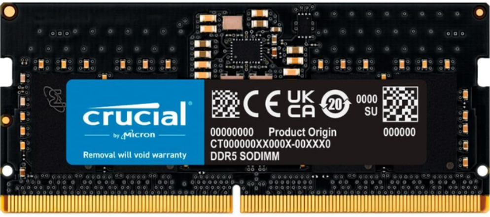 

Crucial SoDIMM DDR5 8GB 5200 MHz (CT8G52C42S5)