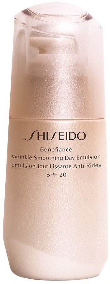 Акція на дубль Shiseido Benefiance Wrinkle Smoothing Day Emulsion SPF20 Эмульсия для глаз 75 ml від Stylus