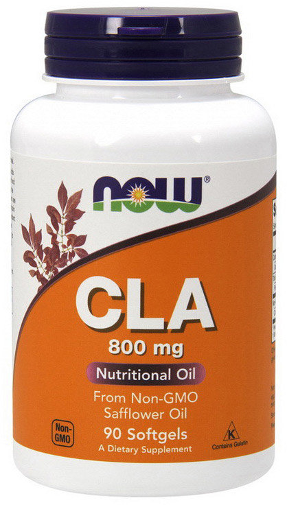Акція на Now Foods CLA, 800 mg, 90 Softgels від Y.UA