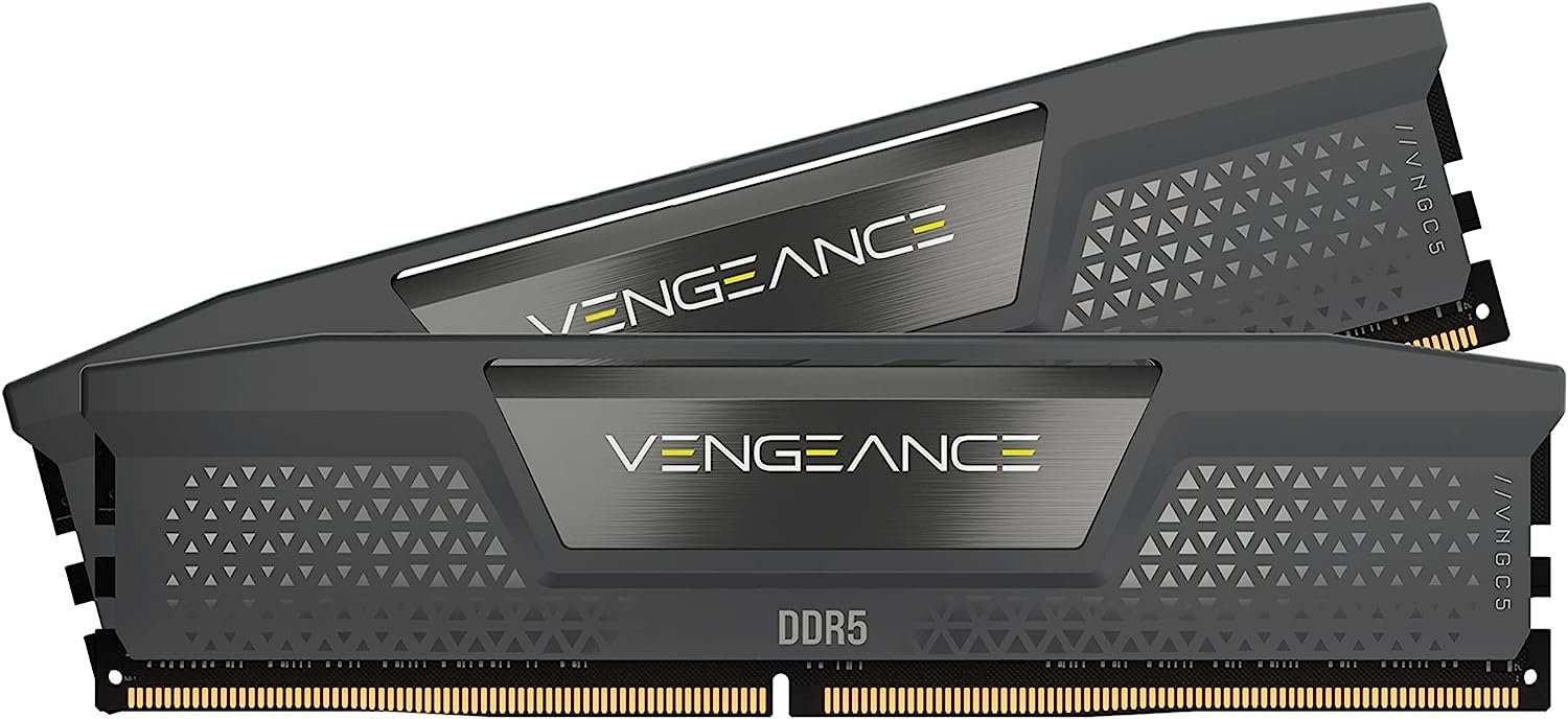 

Corsair 32 Gb (2x16GB) DDR5 5600 MHz Vengeance Grey (CMK32GX5M2B5600Z40)