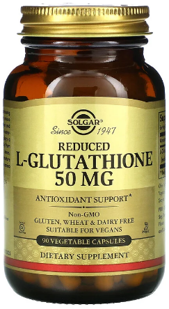 

Solgar Reduced L-Glutathione 50 mg Солгар Глутатіон 90 капсул