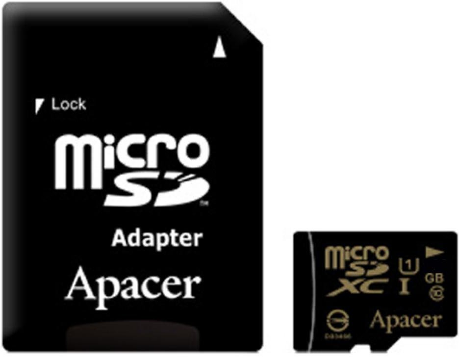 

Apacer 128GB microSDXC Class 10 UHS-I U1 + adapter (AP128GMCSX10U1-R)