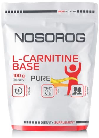 

Nosorog Nutrition L-Carnitine Base 100 g /33 servings/ Pure