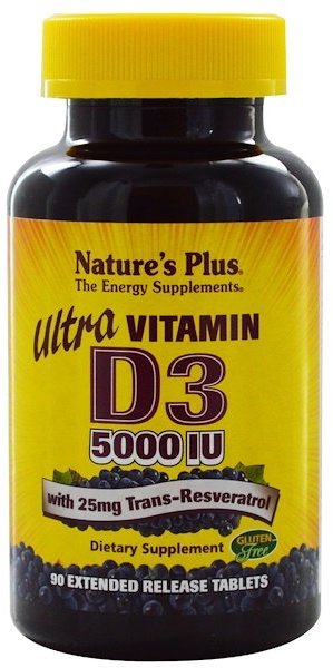 

Natures Plus Ultra Vitamin D3 5000 Iu Витамин D3 ультра 90 таблеток