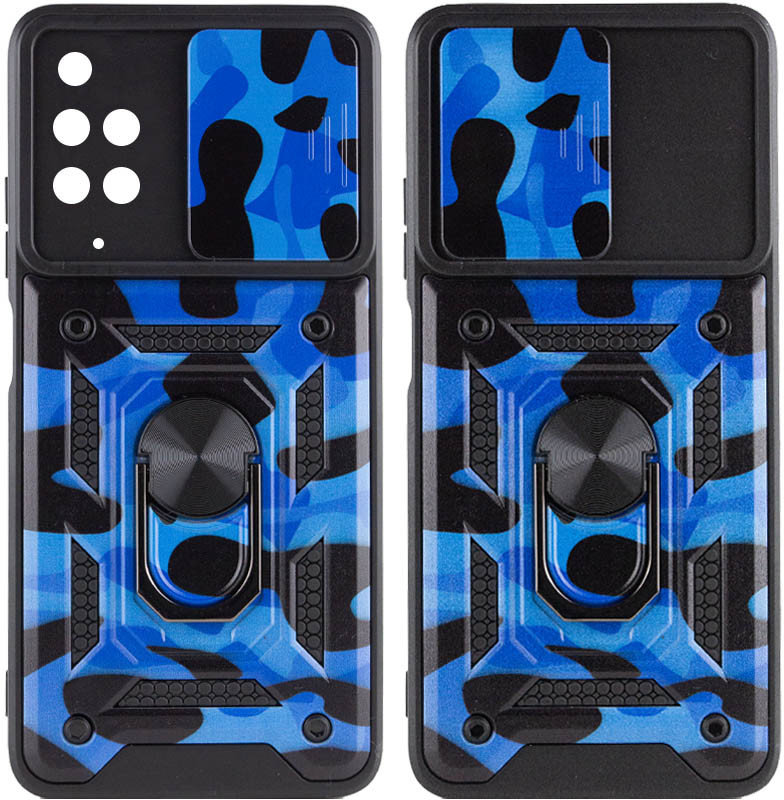 

Mobile Case Camshield Serge Ring Camo Army Blue для Xiaomi Redmi Note 11 (Global) / Xiaomi Redmi Note 11S