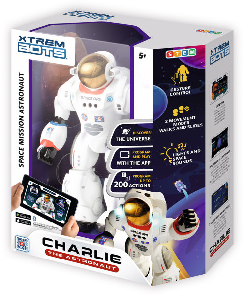 Акція на Робот-астронавт BlueRocket Чарли Stem (XT3803085) від Stylus