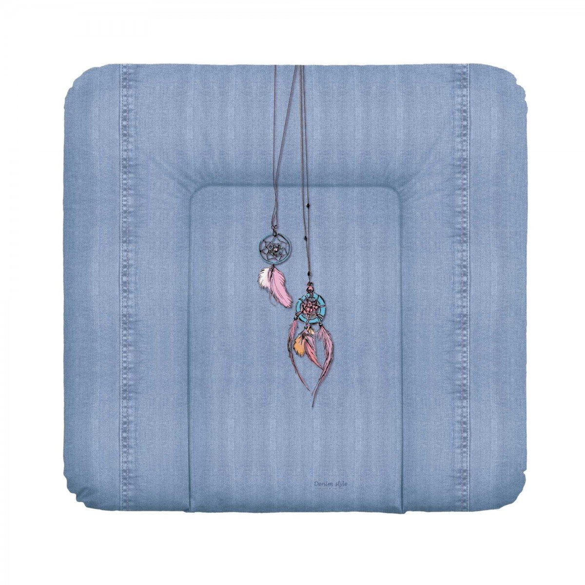 

Пеленальный матрас Ceba Baby Denim Style Dream Catcher 85x72 см голубой (W-144-119-598)