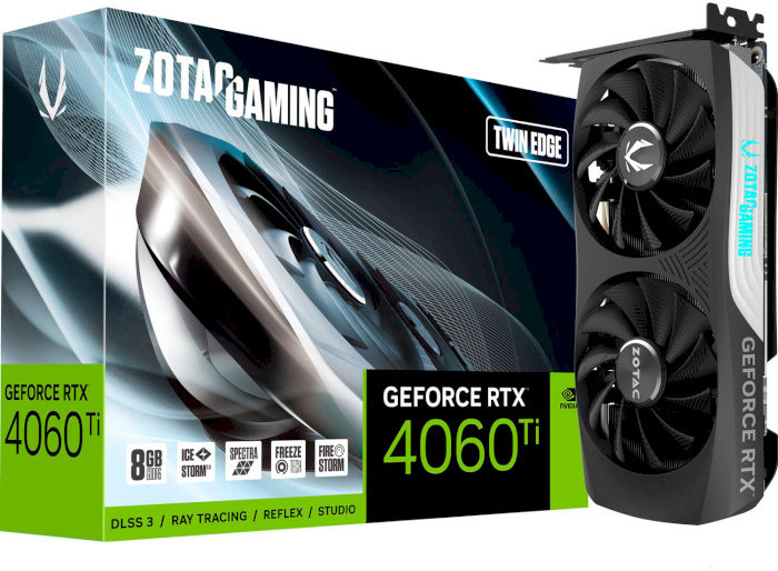 Акція на Zotac Gaming GeForce Rtx 4060 Ti 8GB Twin Edge (ZT-D40610E-10M) від Stylus