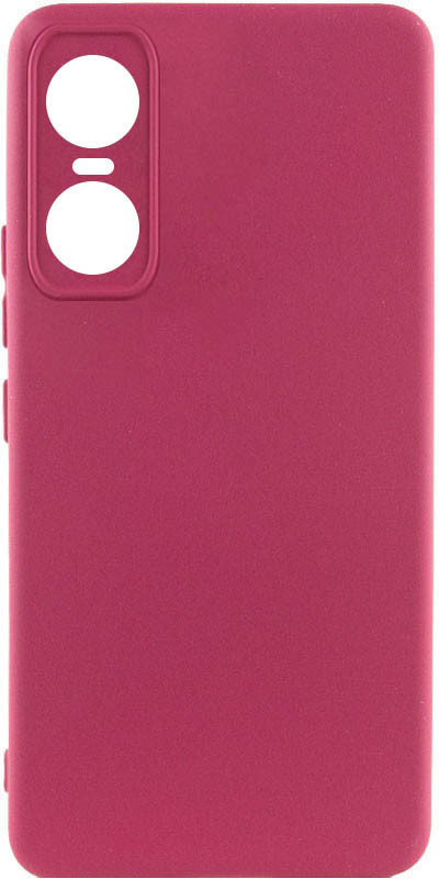 

Lakshmi Case Silicone Cover Full Camera Marsala for Tecno Pop 6 Pro