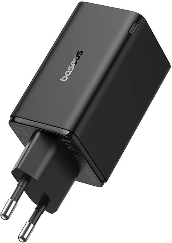 Акція на Baseus Wall Charger GaN6 Pro 2хUSB-C+2xUSB 65W Black with USB-C Cable (P10162701113-00) від Stylus