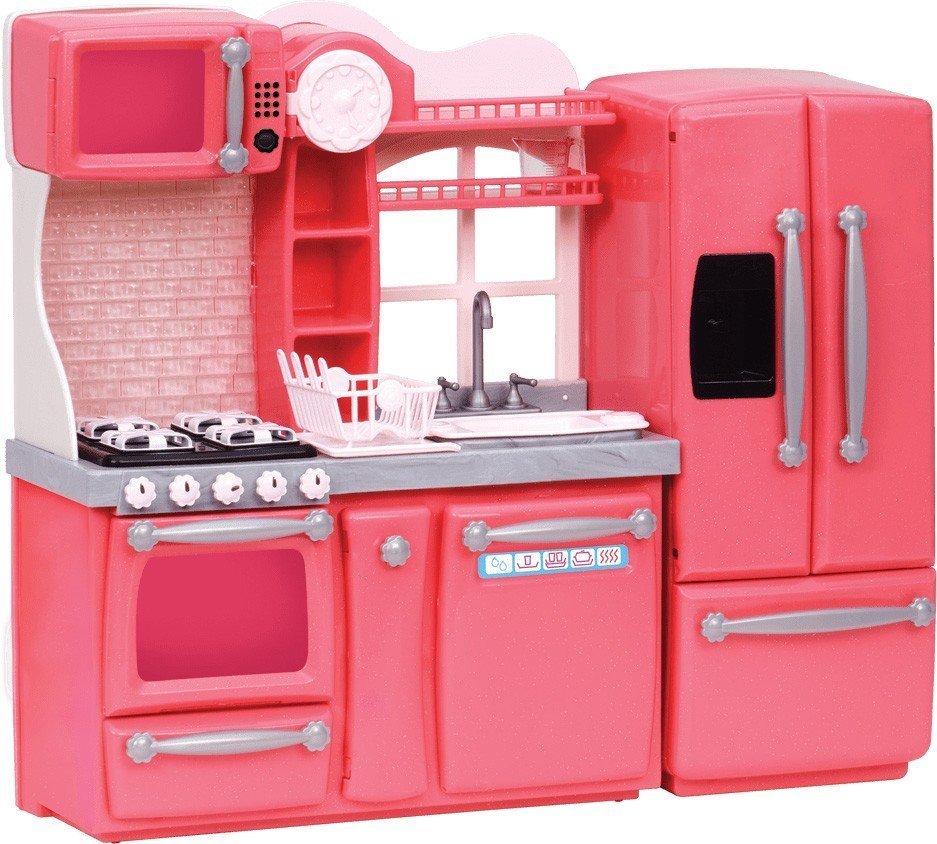 Акція на Набір меблів Our Generation Кухня для гурманів 94 аксесуара рожева (BD37365Z) від Y.UA