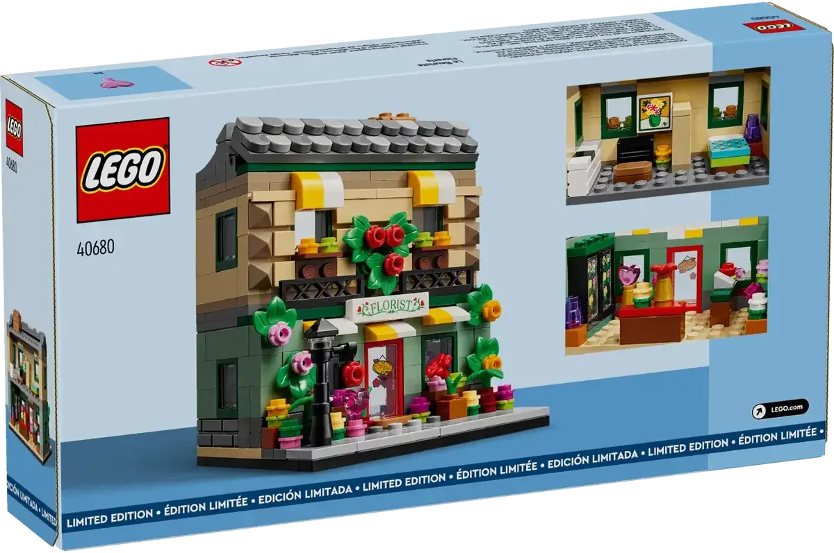 Акція на Конструктор Lego 40680 Flower Shop Building Limited Edition Gwp 2024 New Release Цветочный магазин (40680) від Stylus