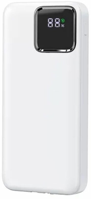 Акція на Wiwu Power Bank 10000mAh with Cable USB-C + Lightning 22.5w White (JC-18) від Stylus