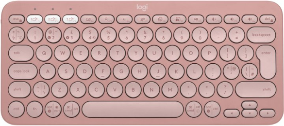 Акція на Logitech K380s Multi-Device Bluetooth Ua Rose (920-011853) від Stylus