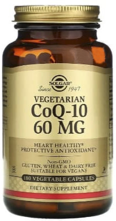 Акція на Solgar CoQ-10 60 mg Солгар Коэнзим Q10 вегетарианский 180 капcул від Stylus